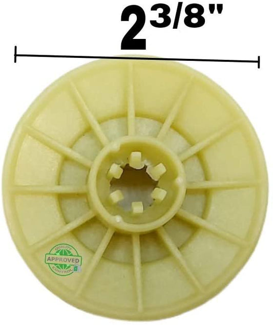 GlobPro WP21001108 Motor Pulley 2" 3/8 Diameter approx Replacement for and compatible with Whirlpool brands include Maytag Magic Chef Crosley WP21001108 Heavy DUTY