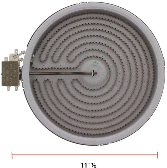 GlobPro 316135401 Range Radiant Surface Element 11" ½ length Approx. Replacement for and compatible with Frigidaire Kenmore Heavy DUTY