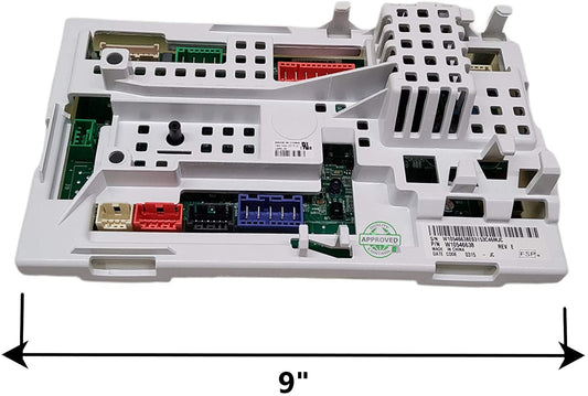 GlobPro W10860464 Washer Main Control Motherboard 9" length Approx. Replacement for and compatible with Whirlpool Maytag Kenmore W10860464 Heavy DUTY