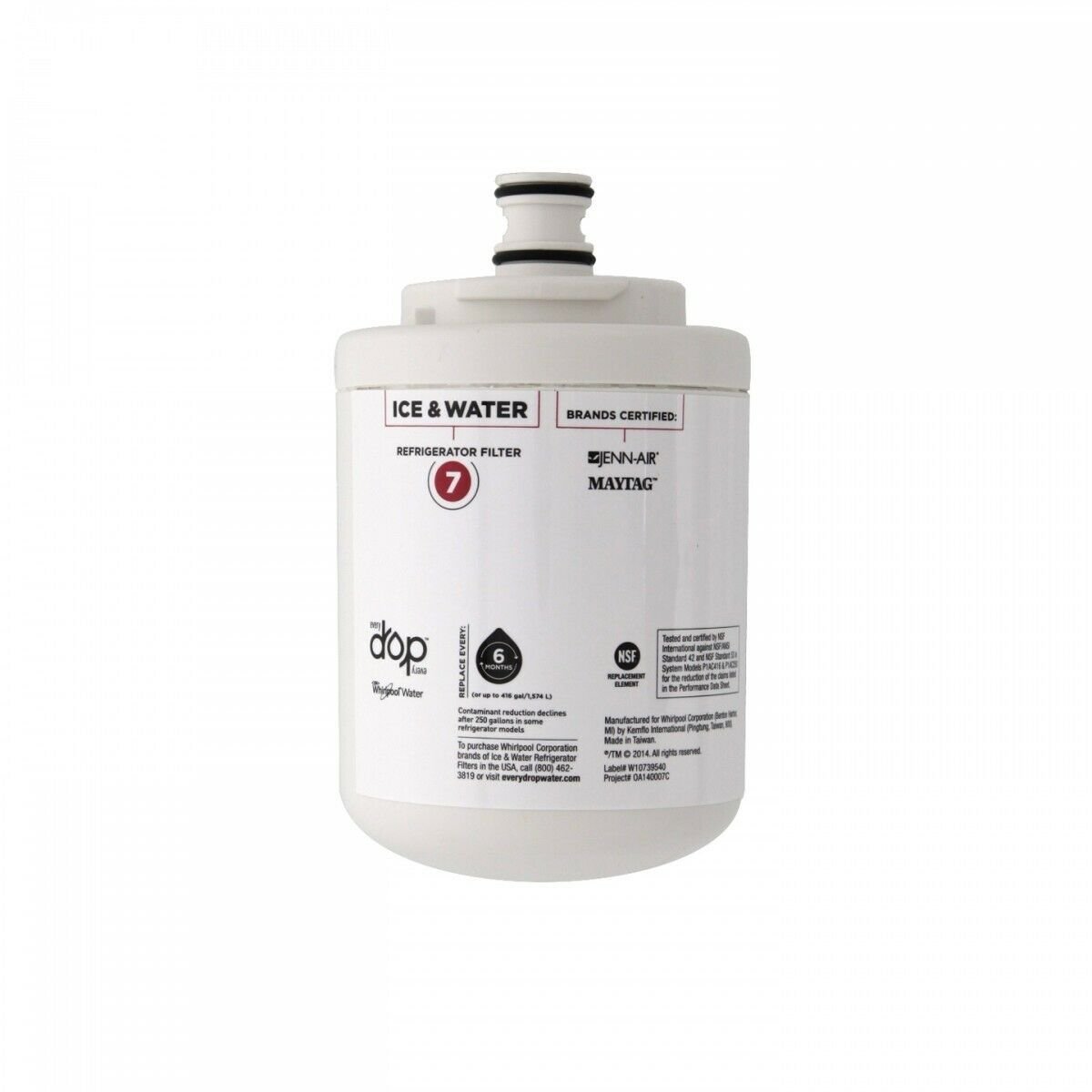 Kenmore Maytag Whirlpool Everydrop Ice and Refrigerator Water Filter 7 ukf7003