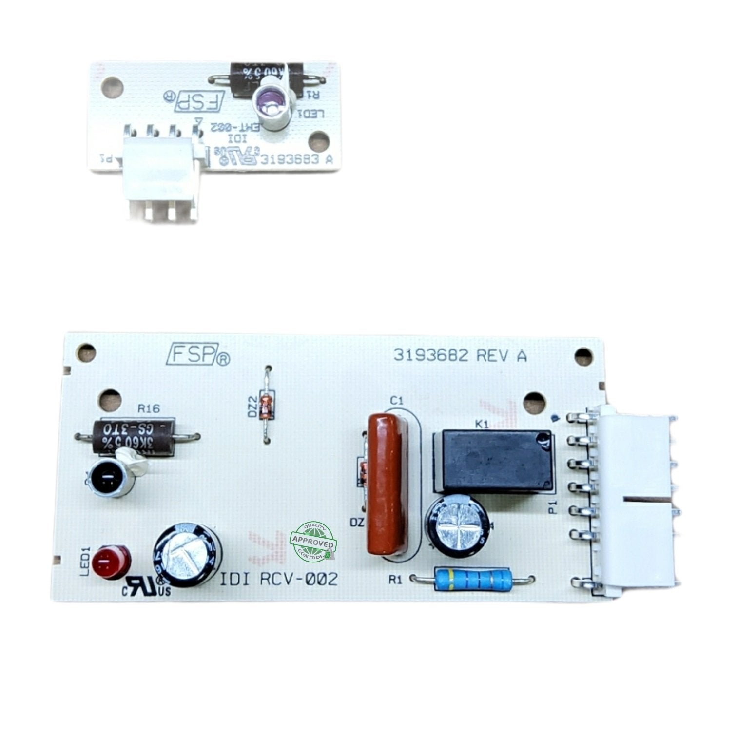 GlobPro W10193840 W10290817 Fridge Control Board Kit 10" ½ length Approx. Replacement for and compatible with KitchenAid Whirlpool Kenmore Maytag Heavy DUTY