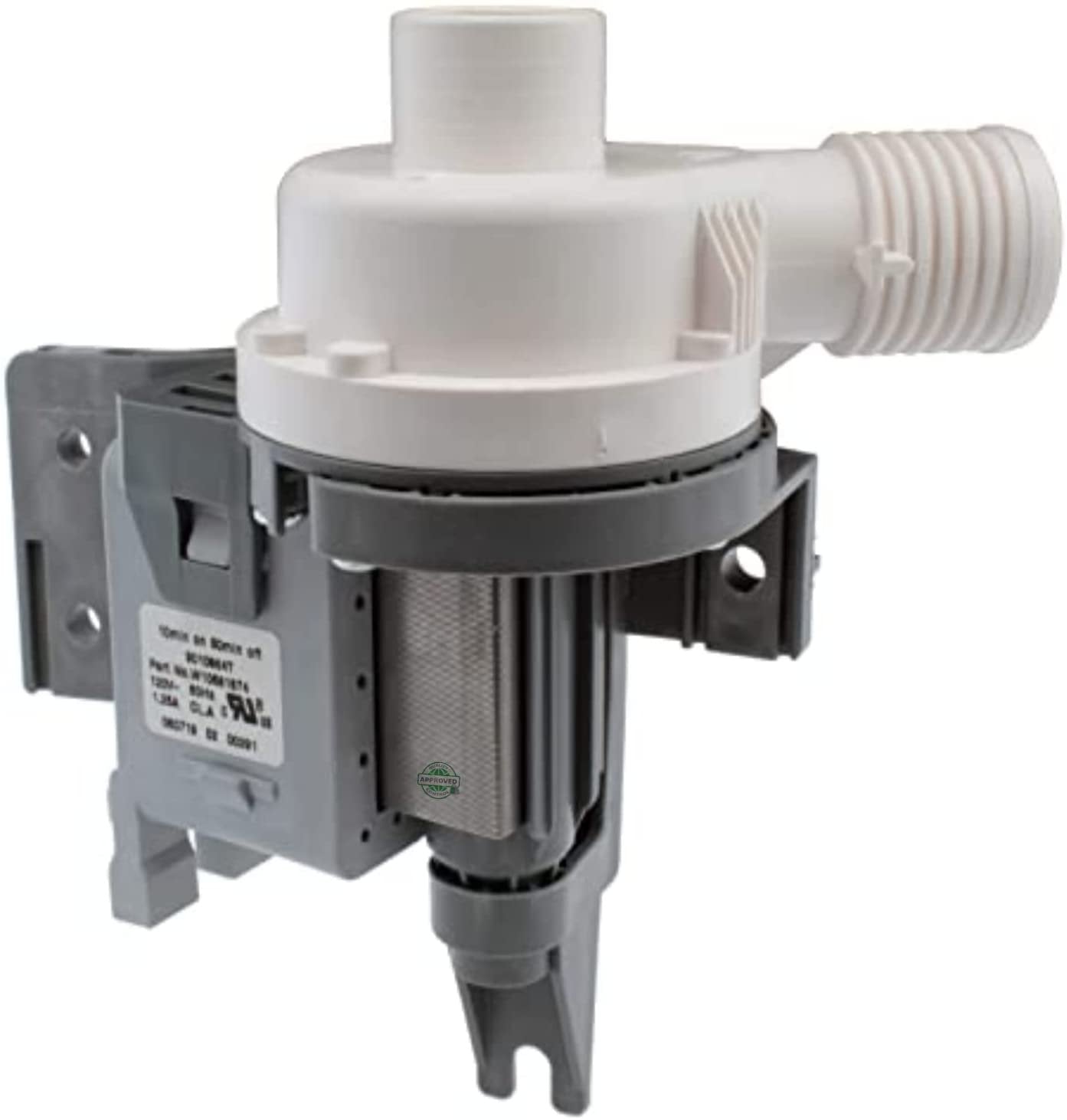 GlobPro PD00034529 AP6004933 PS11738156 EAP11738156 Washer Water Drain Pump 7" ½ length Approx. Replacement for and compatible with Kenmore Maytag Whirlpool Heavy DUTY