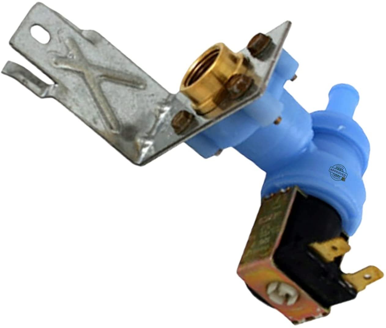 GlobPro W10219643 W10327248 W10844024VP WP9744468 Diswasher Water Inlet Valve 1" coil 4" Β½ length Approx. Replacement for and compatible with KitchenAid Whirlpool Roper Kenmore Heavy DUTY
