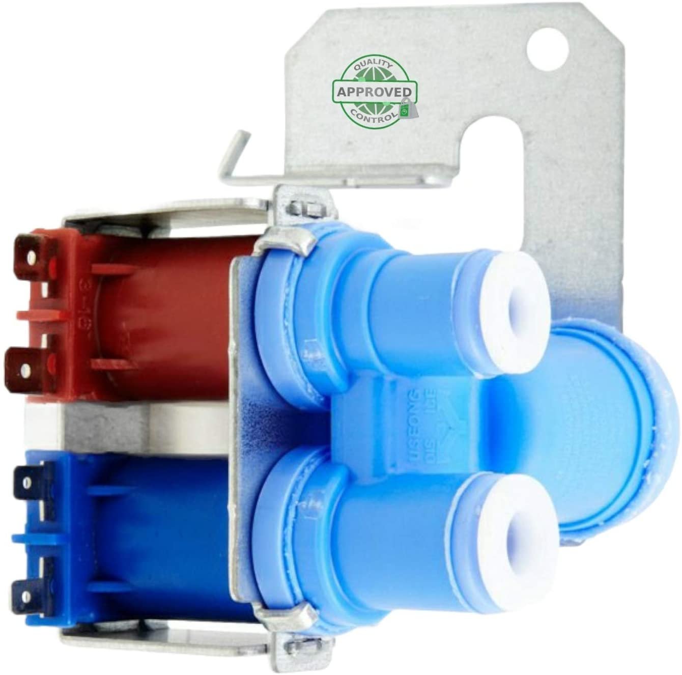 GlobPro WR57X10050 Frid Water Valve Out Water ΒΌ" Replacement for and compatible with GE Kenmore RCA Hotpoint Heavy DUTY