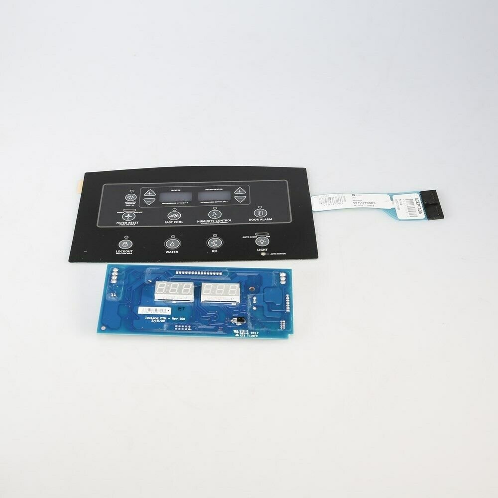 Refrigerator Dispenser Control Board and Touchpad (Black) EAP11731474 - PD000271