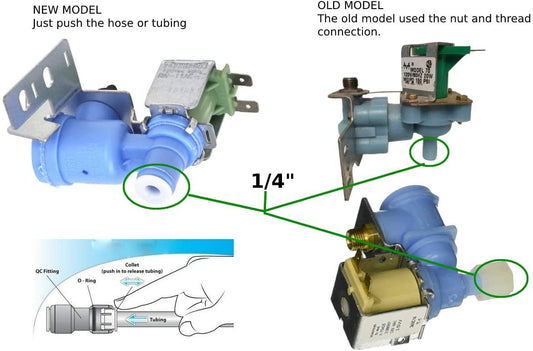 GlobPro 242252603 Refrigerator Water Inlet Valve 1 Coil Replacement for and compatible with Frigidaire Kenmore Crosley 242252603 Heavy DUTY