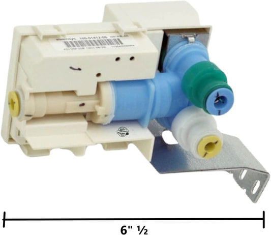 GlobPro WP2321753 Fridge Water Inlet Valve 6" ½ length Approx. Replacement for and compatible with Kenmore Whirlpool Maytag Heavy DUTY