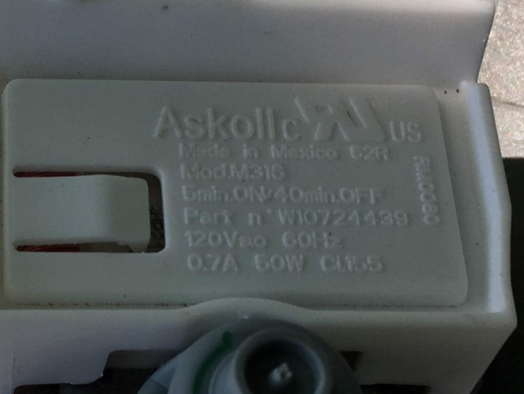 Dishwasher Drain Pump WPW10348269 AP6020066 PS11753379 for Whirlpool Kenmore W10724439 W10876537
