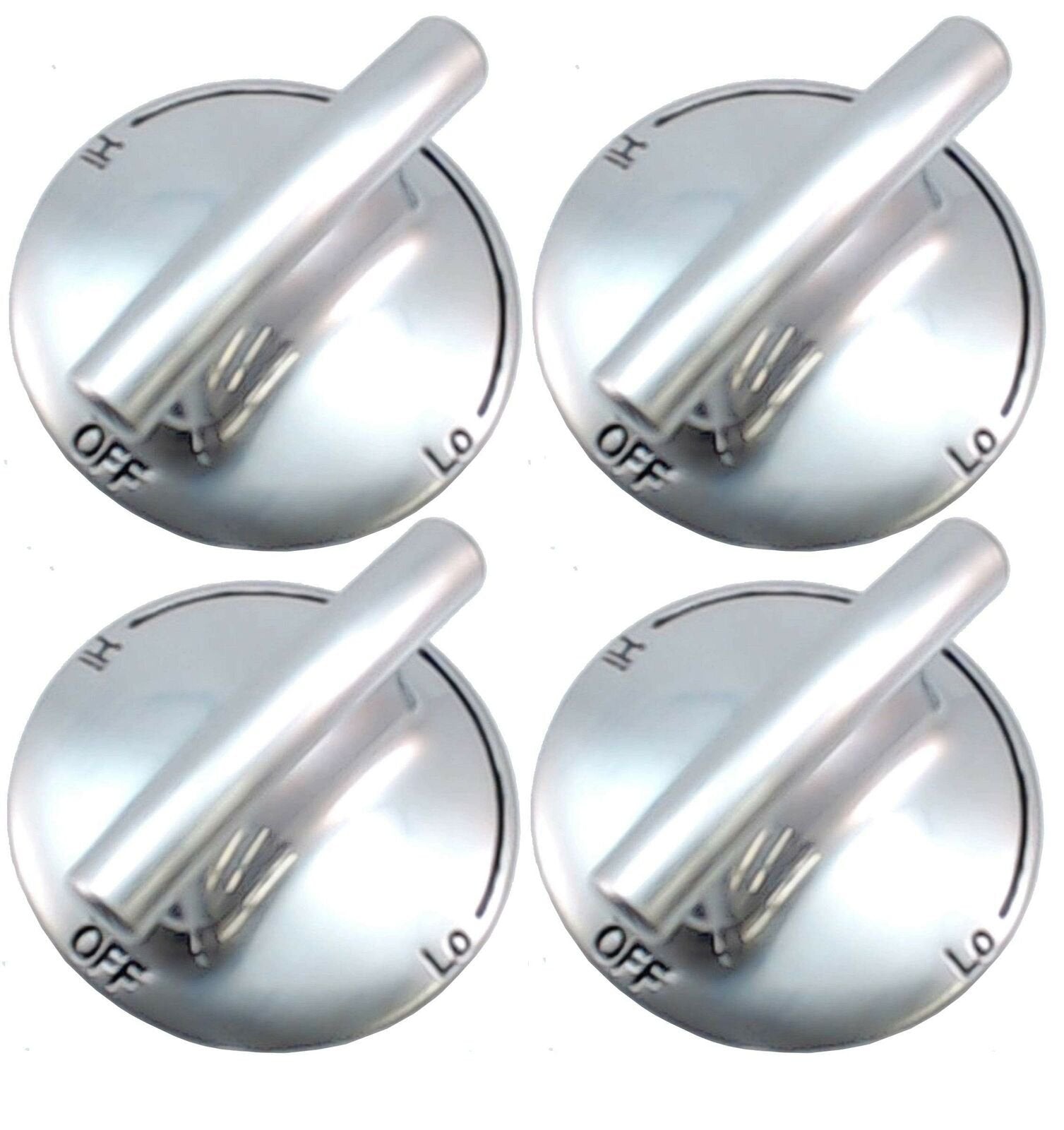 AP5668987 PS2375871 7733P410-60, Surface Burner Knobs Chrome Plated
