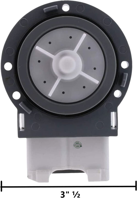 GlobPro PD00002185 2754406 AP5583541 PS4204640 Washer Drain Pump Motor 3" ½ length Approx Replacement for and compatible with Samsung Heavy DUTY