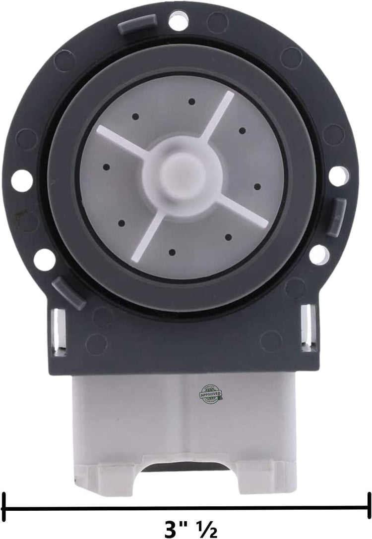 GlobPro PD00002185 2754406 AP5583541 PS4204640 Washer Drain Pump Motor 3" ½ length Approx Replacement for and compatible with Samsung Heavy DUTY