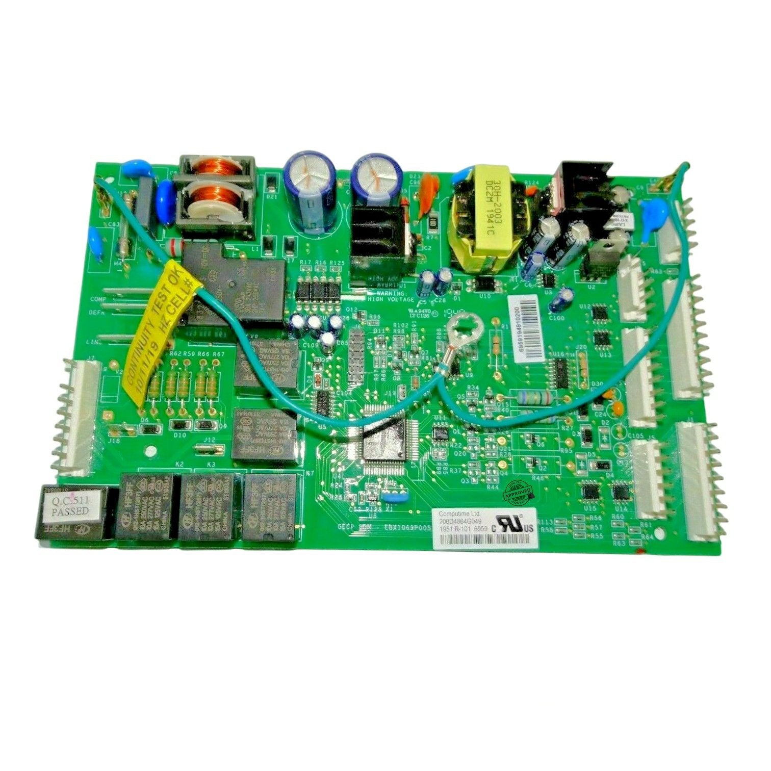 GlobPro CK6709 Fits GE Refrigerator Main Control Board 200D4864G049 200D4864G045 Replacement for and compatible with Heavy DUTY