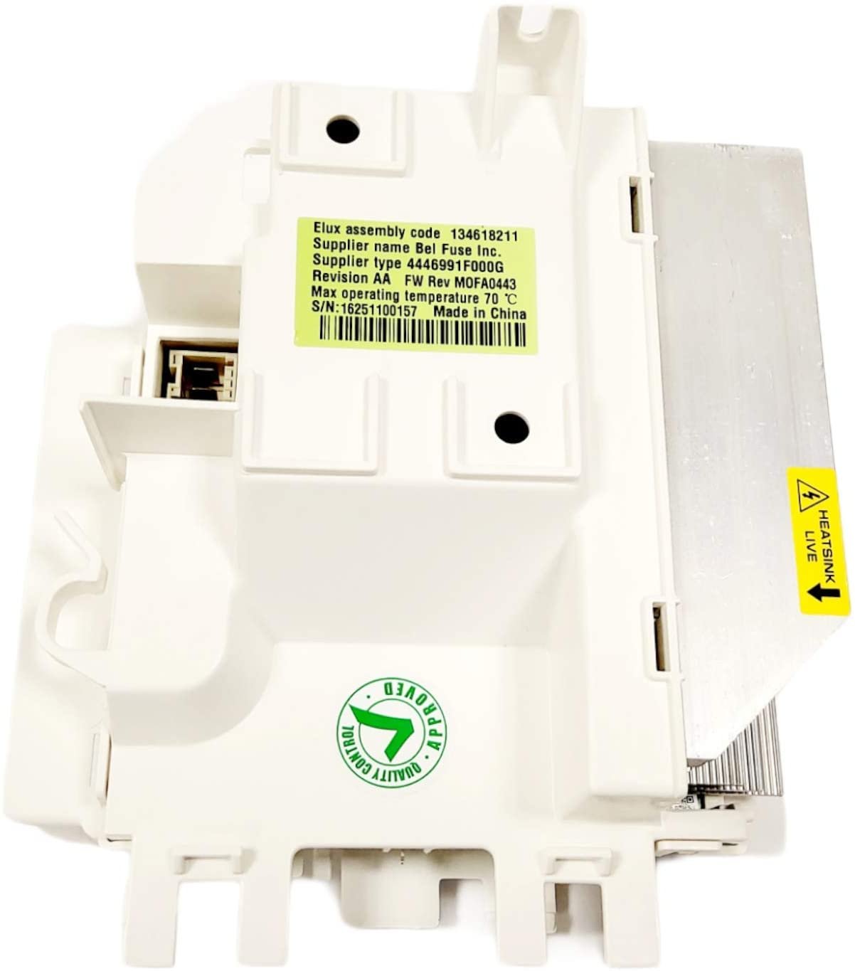 GlobPro 134618210 134618211 5304504714 Washer Main Control Motherboard 6 Β½" length Approx. Replacement for and compatible with Frigidaire Electrolux Kenmore 134618210 134618211 5304504714 Heavy DUTY