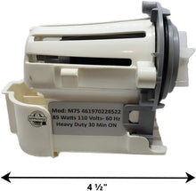 GlobPro PD00025130 AP6019462 PS11752769 EAP11752769 Washer Water Drain Pump 4 ½" Approx. Replacement for and compatible with Maytag Whirlpool KitchenAid Heavy DUTY