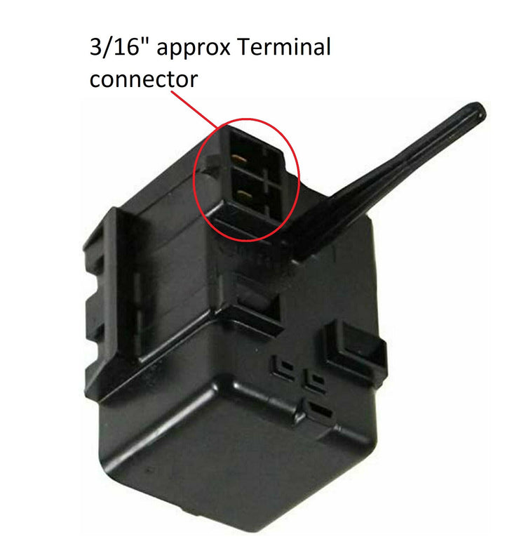 CK213615000 EECON TSD Fits Embraco Compressor Start Relay 213615000 3/16 connector