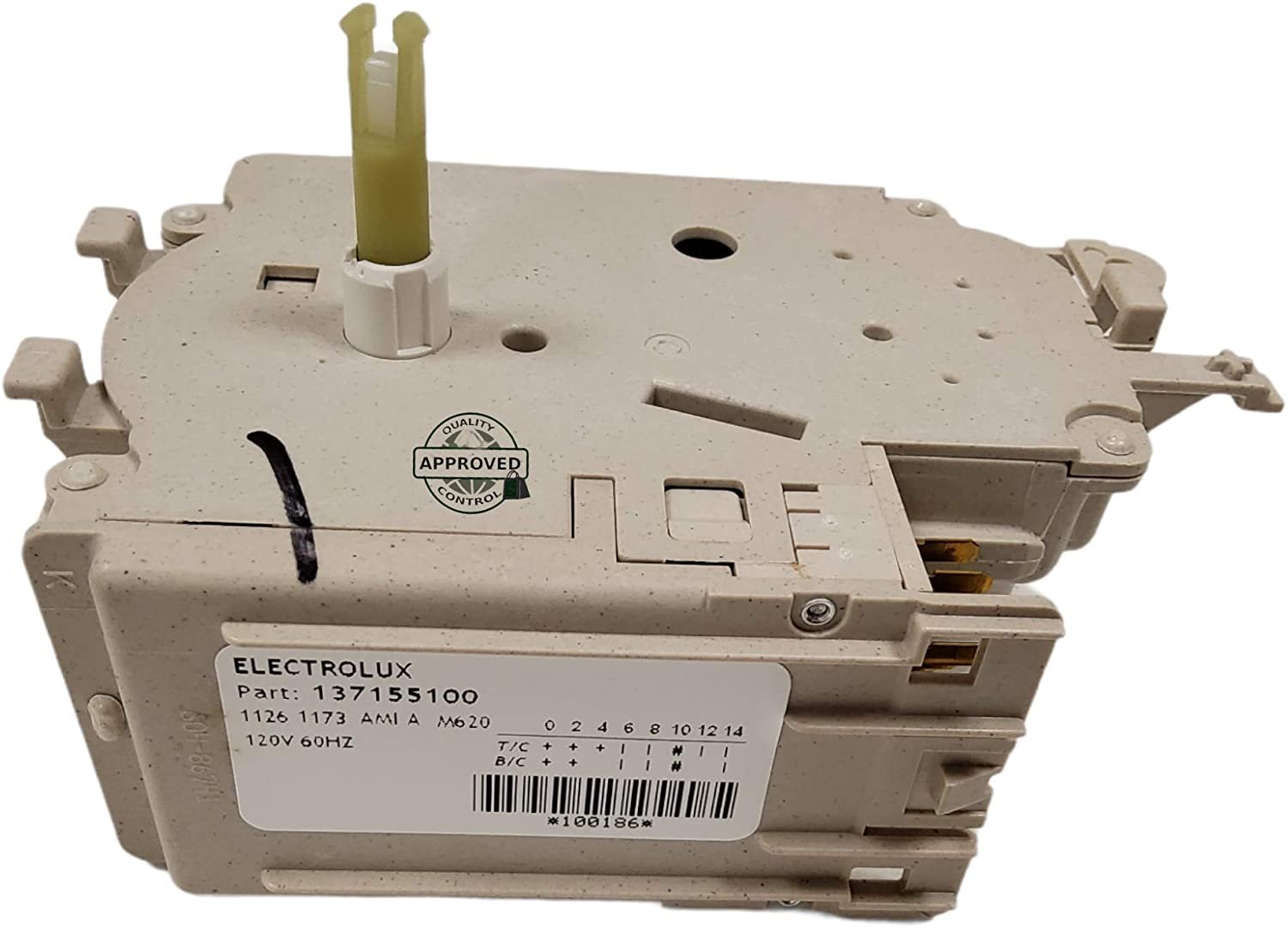 GlobPro AP4456717 AH2367815 EA2367815 PS2367815 Washer Timer 5 ΒΎ" length Approx. Replacement for and compatible with Frigidaire AP4456717 AH2367815 EA2367815 PS2367815 Heavy DUTY