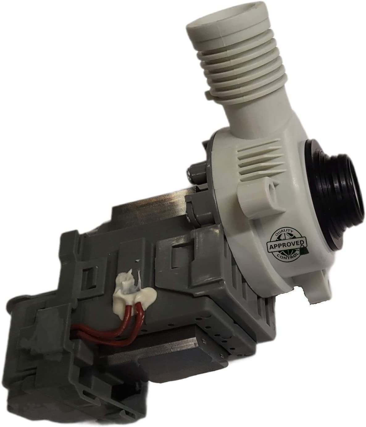 GlobPro WPW10276397 Washer Water Drain Pump 6" ½ length Approx. Replacement for and compatible with Kenmore Whirlpool Maytag Amana Heavy DUTY