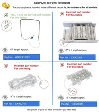 GlobPro 1476453 Fridge Defrost Heater Metal Sheath 10” length Approx. Replacement for and compatible with GE Heavy DUTY