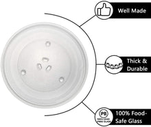 11.25" WB49X10097 Glass Turntable Plate Microwave Replacement Part Replaces AP3188581 PS651544 947207 WB39X0078 WB39X78 WB49X10034 EAP651544, 11-1/4 Inch Microwaves Tray for GE SAMSUNG Hotpoint New