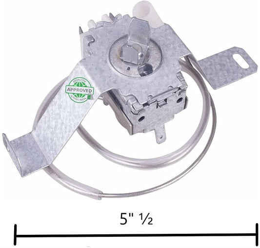 GlobPro WP2200859 Frigde Air Cold Control Thermostat 5" ½ length Approx. Replacement for and compatible with Whirlpool Roper Kenmore KitchenAid Heavy DUTY