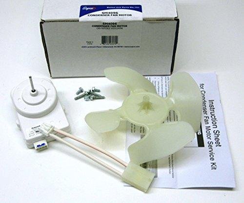 Supco SM4096 W10124096 Refrigerator Condenser Fan Motor Kit