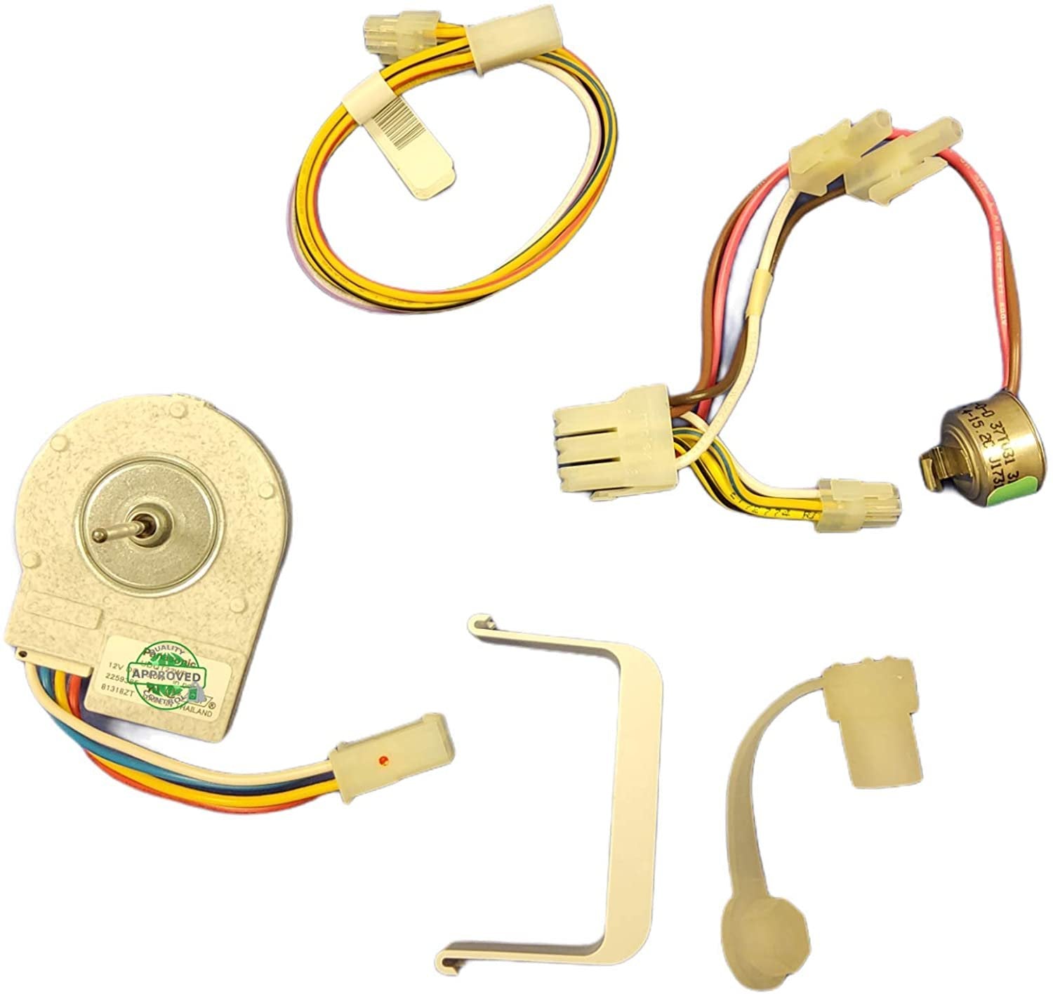 GlobPro EAP886396-PD00003248 Evaporator Fan Motor Kit 1" 7/16 shaft length - approx. Replacement for and compatible with Whirlpool brands include Kitchen Aid Kenmore EAP886396-PD00003248 Heavy DUTY