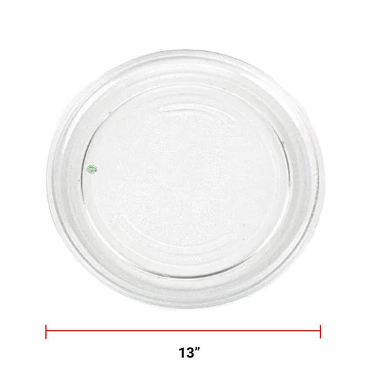 GlobPro AP3771706 PS979554 EAP979554 PD00000736 Microwave Glass Turntable Tray 13" Diameter Approx. Replacement for and Compatible with Frigidaire Heavy Duty