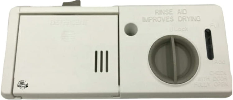 GlobPro WPW10428214 Diswasher Detergent dispenser 9" length Approx. Replacement for and compatible with Whirlpool Heavy DUTY