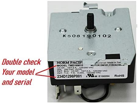 Dryer Cyc;le Control Timer Model TMD1EM03-234D1296P005 (Model)