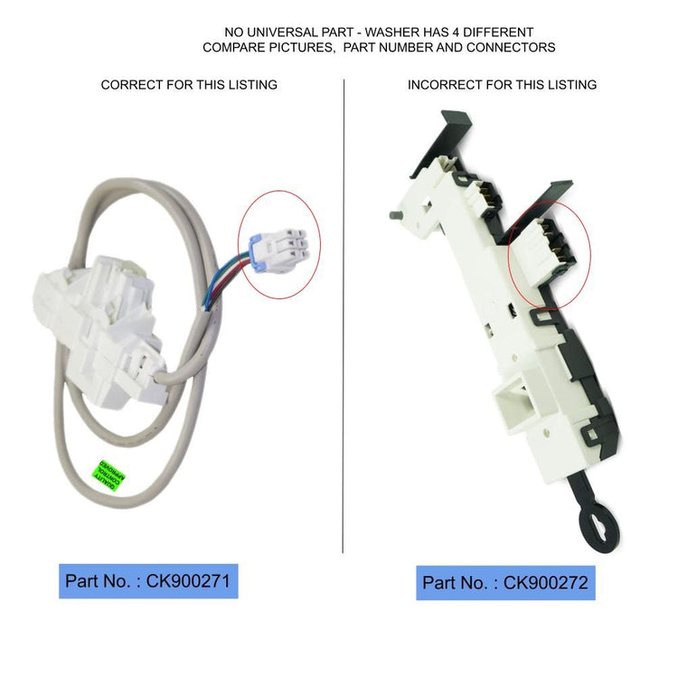 Global Solutions - Washer Door Lock Switch 3015513