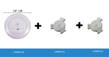 GlobPro W10818723 WPW10776938 WP8183788 Compatible KIT Microwave Glass Plate + Base Support + Ring Turn Replacement for and Compatible with KitchenAid Jenn-Air Whirlpool Maytag Heavy Duty