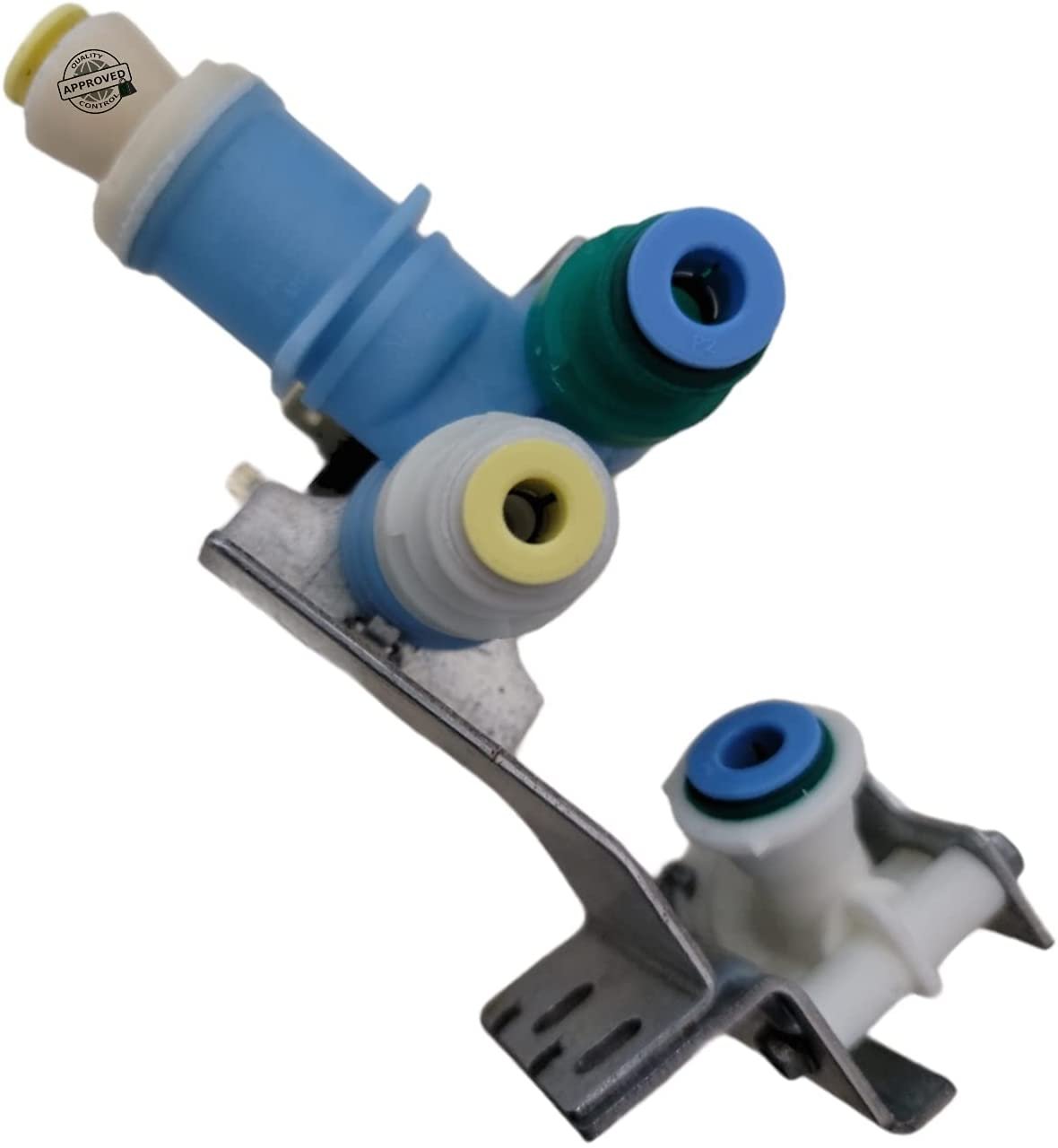 GlobPro WP2304835 Fridge Water Inlet Valve 2 Coil Replacement for and compatible with Whirlpool Heavy DUTY