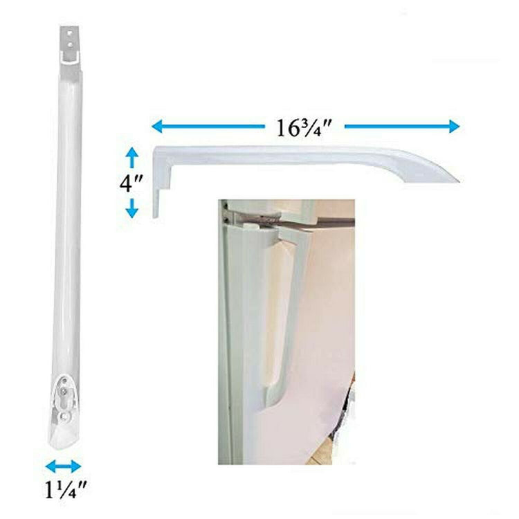 Global Products Refrigerator Door Handle Set Compatible with Frigidaire 53044...