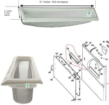 GlobPro CK900360 Dryer Filter Lint Screen AP2043595 Replacement for and compatible with GE Hotpoint Heavy DUTY