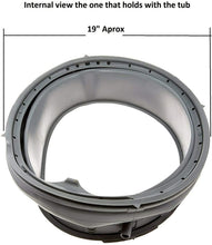Global Solutions - Washer Door Boot gasket Seal 19" Fits 5304505240 -NO LIGHT HOLE