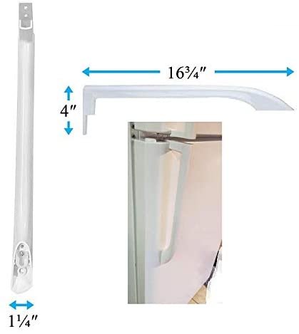 Global Products Refrigerator Door Handle Set Compatible with Frigidaire 5304506469