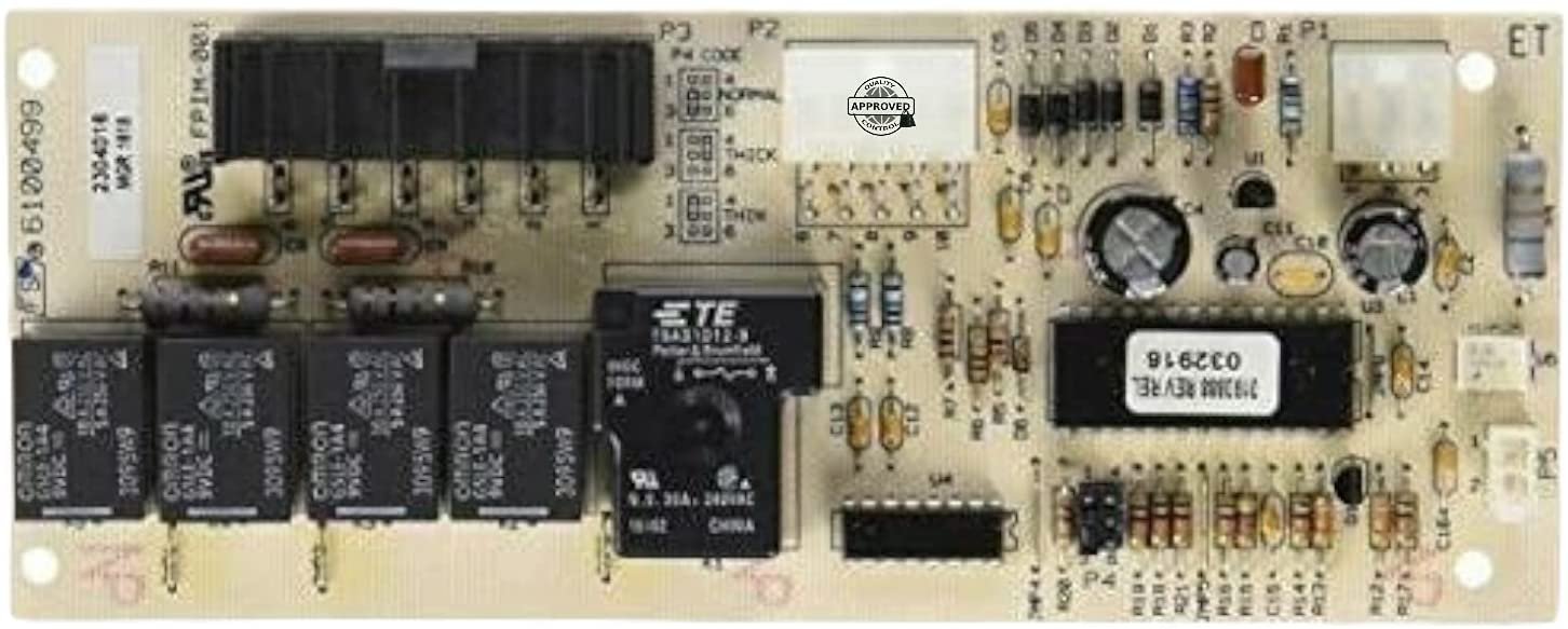 GlobPro WP2304016 Ice Cube Maker Control Board Length 7β Β½ Approx. Replacement for and compatible with KitchenAid Kenmore Whirlpool Heavy DUTY