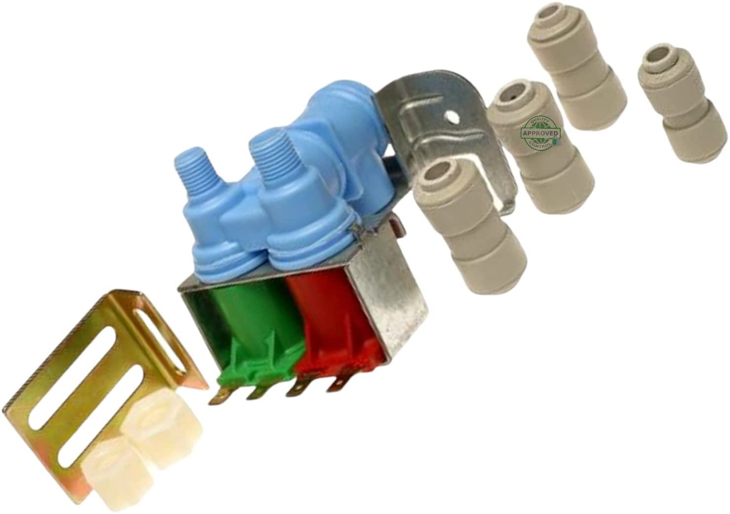 GlobPro PD00064029 EAP2003024 AP4009965 PS2003024 Fridge Dual Water Valve Kit 4" ¼ length Approx. Replacement for and compatible with Maytag Admiral Jenn-Air Magic Chef Heavy DUTY