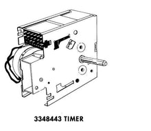 Express Parts  Whirlpool Part Number 3348443: Timer