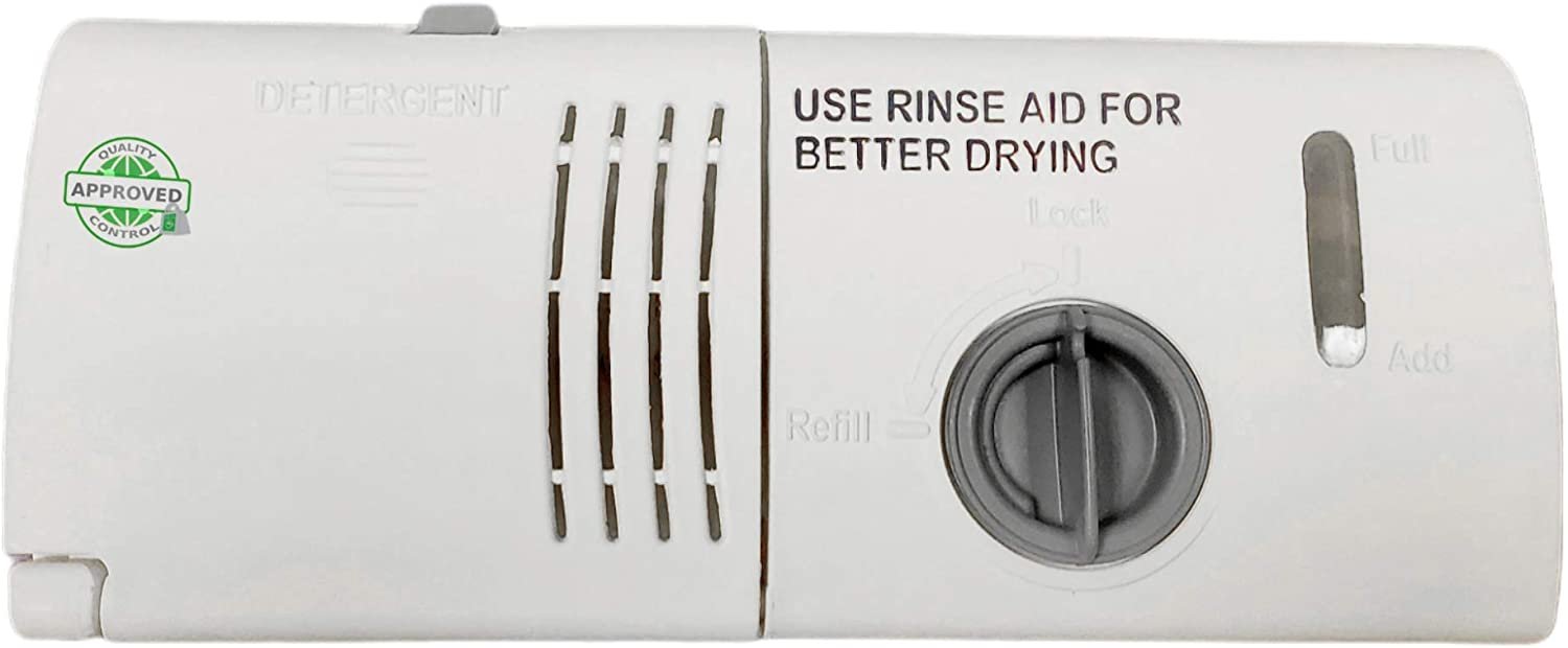 GlobPro WPW10224428 Diswasher Detergent & Rinse Aid Dispenser 8 7/16" length Approx. Most USA Appliances WPW10224428 Heavy DUTY