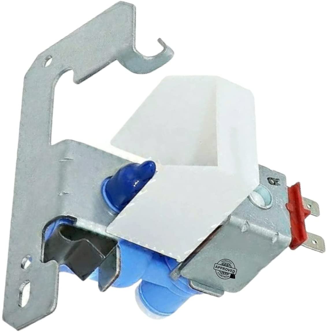 GlobPro WR57X10033 Fridge Water Inlet Valve Only1 Coil ¼"inches hose Replacement for and compatible with GE Kenmore Heavy DUTY