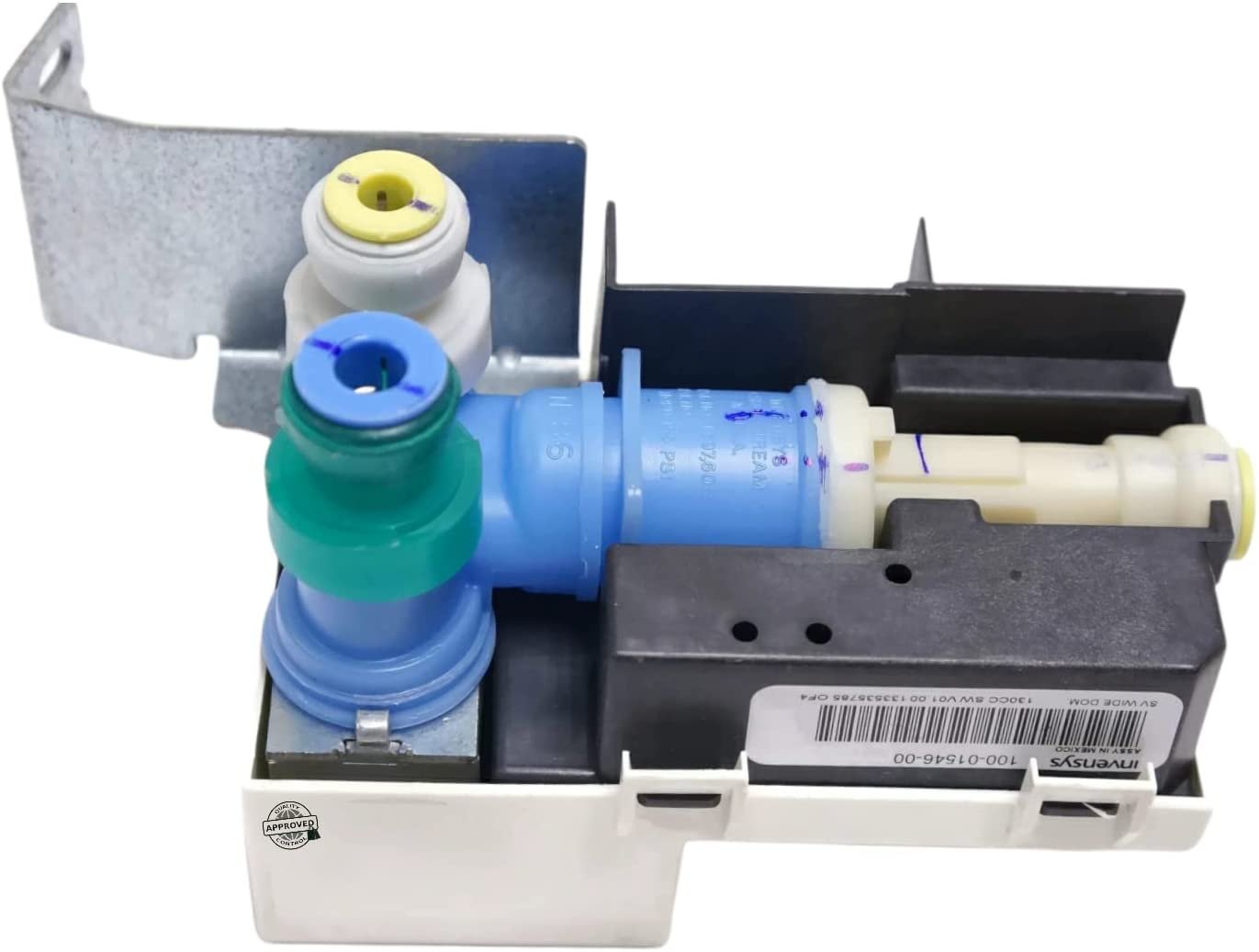 GlobPro WP2321753 Fridge Water Inlet Valve 6" Β½ length Approx. Replacement for and compatible with Kenmore Whirlpool Maytag Heavy DUTY