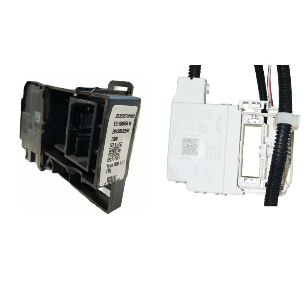 GlobPro 290D1580P001 290D1580P002 EG-380843 M Washer Lid Switch Lock Kit Assembly Replacement for and compatible with GE Hotpoint Heavy DUTY