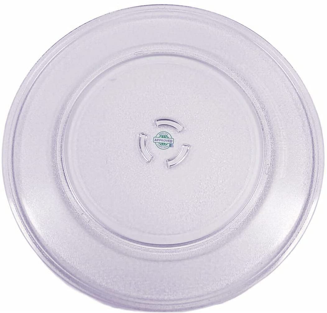GlobPro CK900127 Compatible with KitchenAid, and More Microwave Glass Tray Plate 14 1/8" Inches -36 cm Diameter Approx Heavy Duty