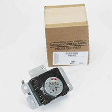 Whirlpool W10857612 Dryer Timer, Small, Black