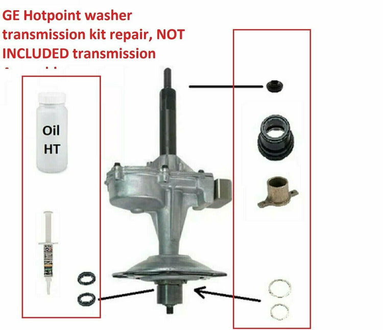 WH38X10002-KIT3 GE Washer Transmission KIT repair for Oil Leak WH38X10002-KIT3