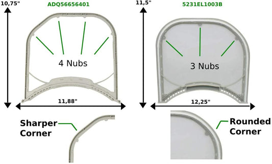 GlobPro AP4440606 PS3527578 Dryer Lint Filter Screen Replacement for and compatible with Kenmore AP4440606 PS3527578 Heavy DUTY