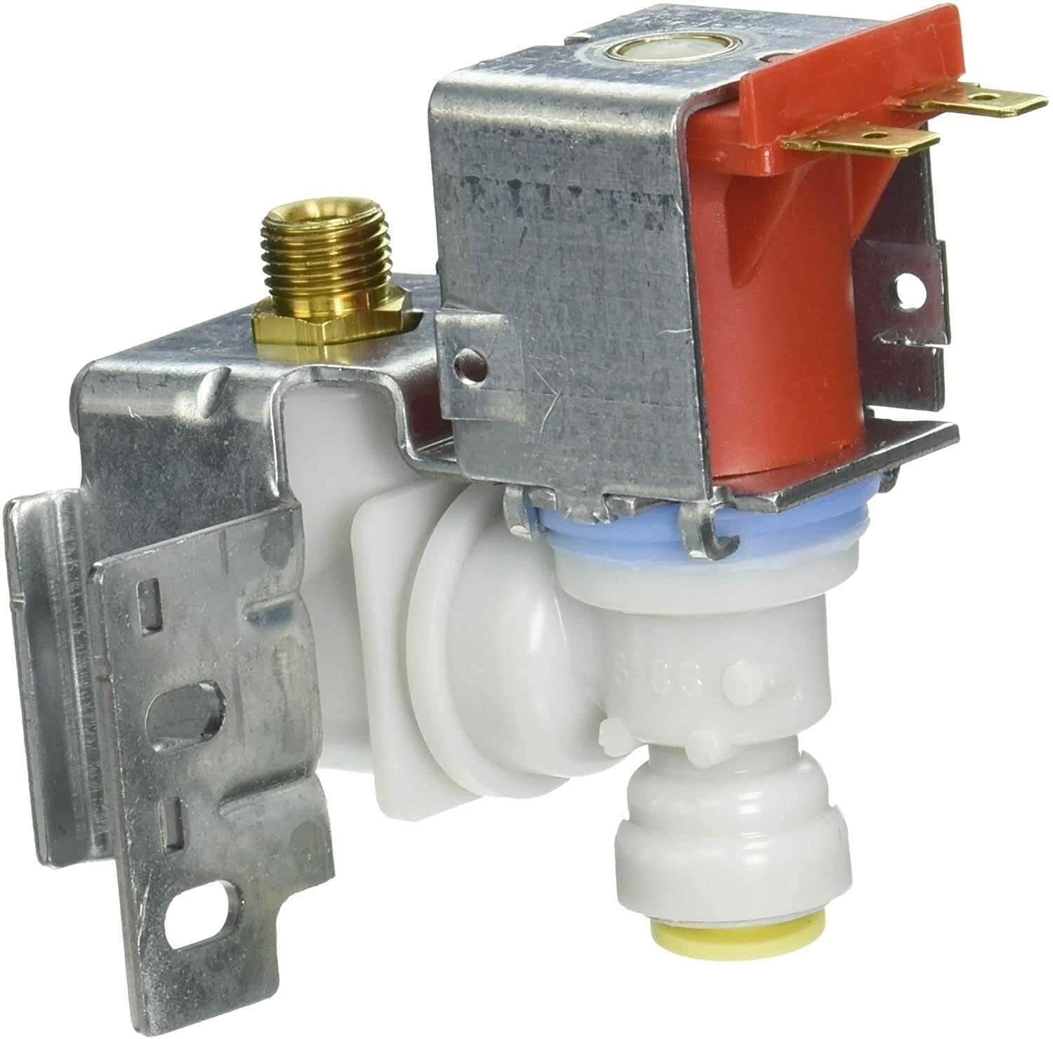 E-DrUS WPW10498976 Refrigerator ICE MAKER WATER VALVE W10498976, W10420082 compatible with Heavy DUTY