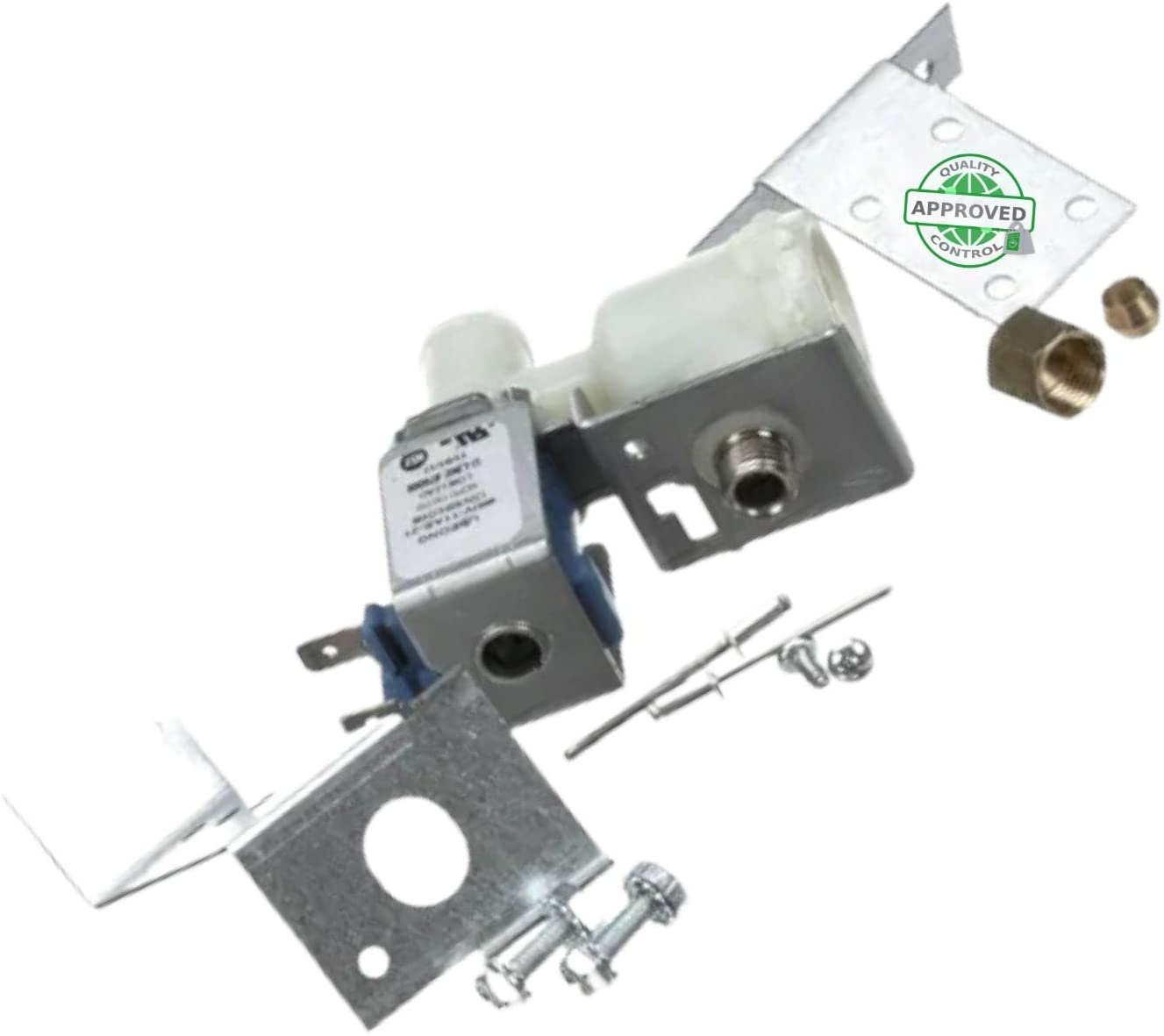 GlobPro 80-54139-00 Frid Input and out water ΒΌ inches, 2 terminal electrical connectors Replacement for and compatible with U-Line Heavy DUTY