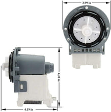E-DrUS CKD4456 Washer Fits BPX401-20J Electrolux Laundry Drain Pump Motor A03773201 compatible with Heavy DUTY
